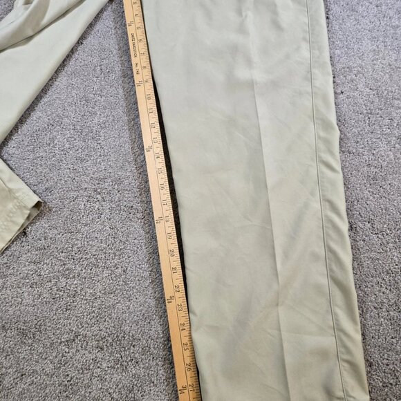 Columbia Pants Mens 34 Khaki Chino‎ Straight Leg Flat Front Outdoor Pockets - Picture 6 of 9